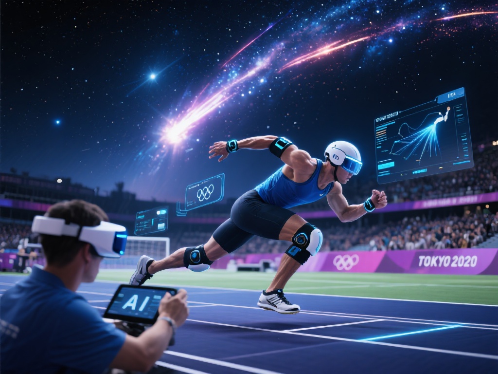 随着科技的发展，体育也在星空中绽放出新的光芒。智能